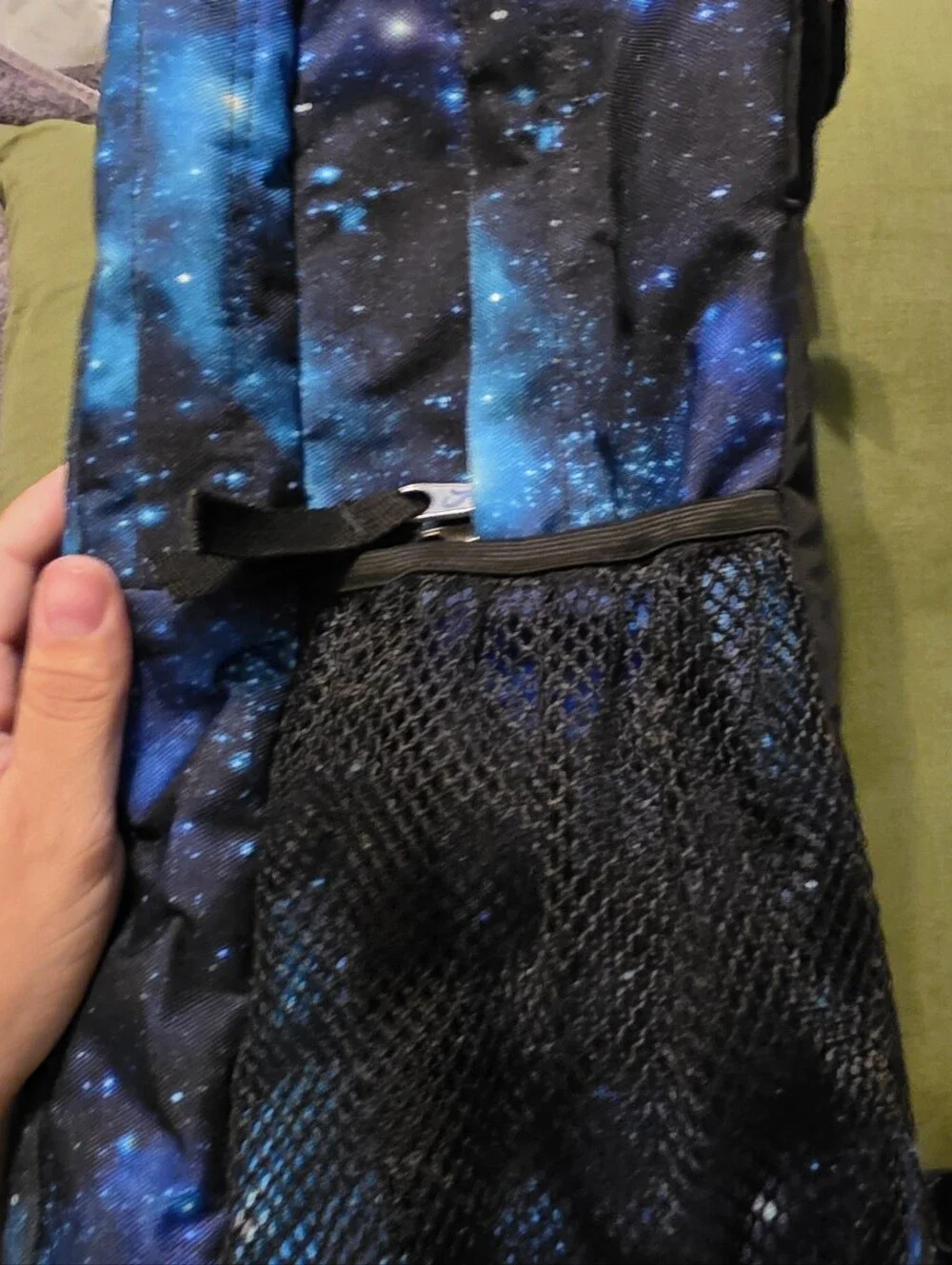 Jansport Blue Galaxy Print Backpack (5 Compartments)